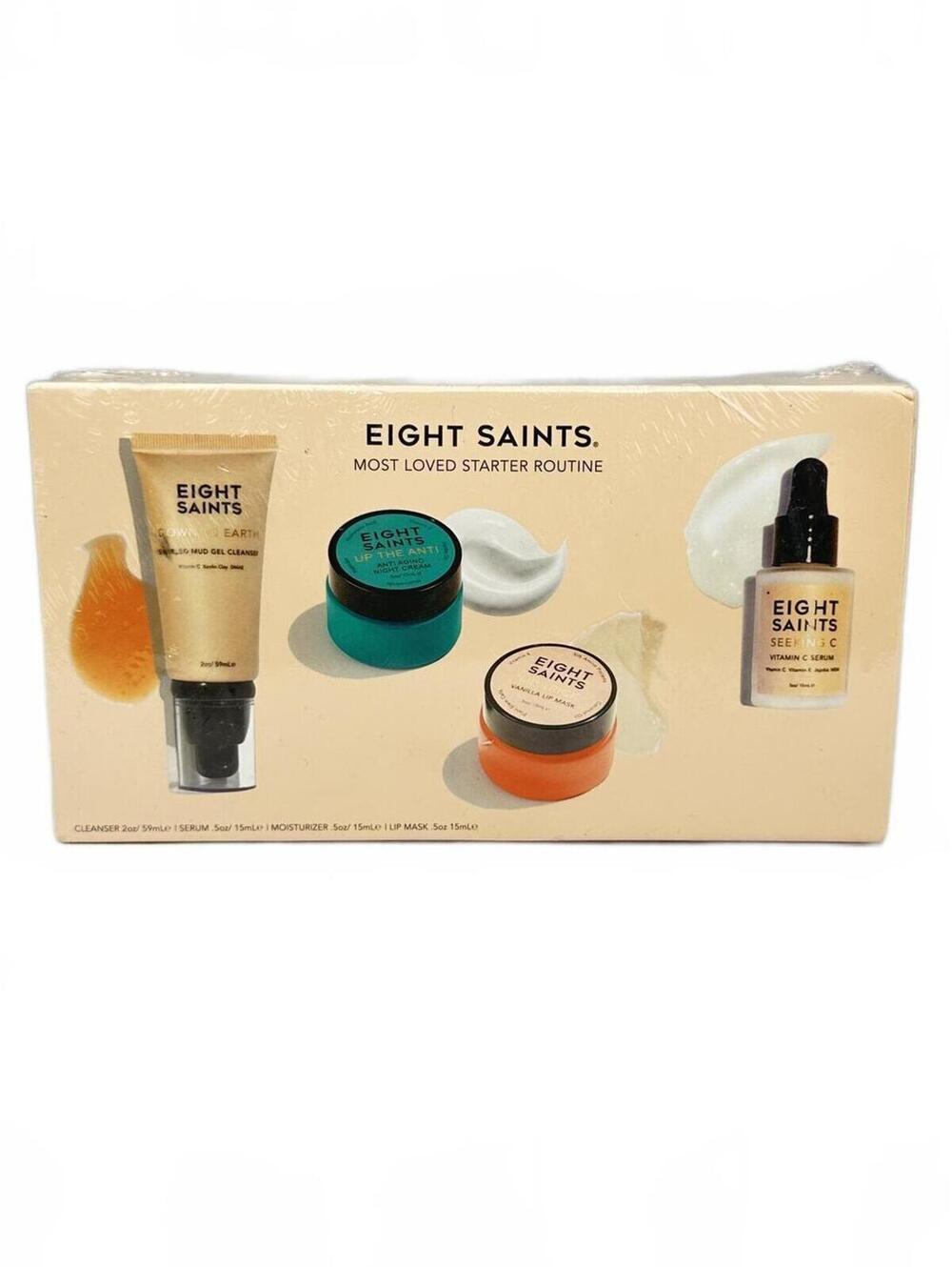 2/$80 ✨ Eight Saints Skincare Set Vitamin C Serum Cleanser Kit Sealed Giftable